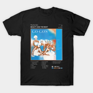 The Go-Go's - Beauty And The Beat Tracklist Album T-Shirt